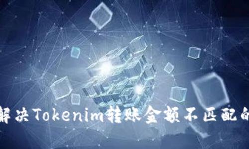 如何解决Tokenim转账金额不匹配的问题